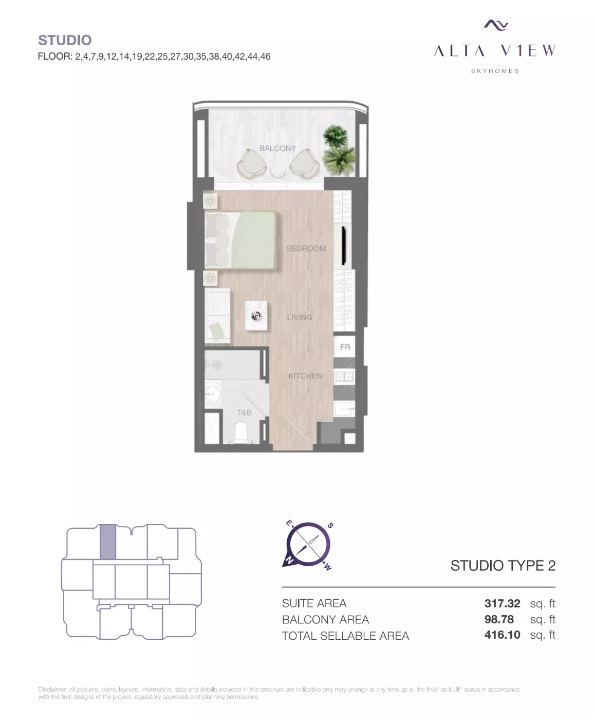 Unit floor plan image