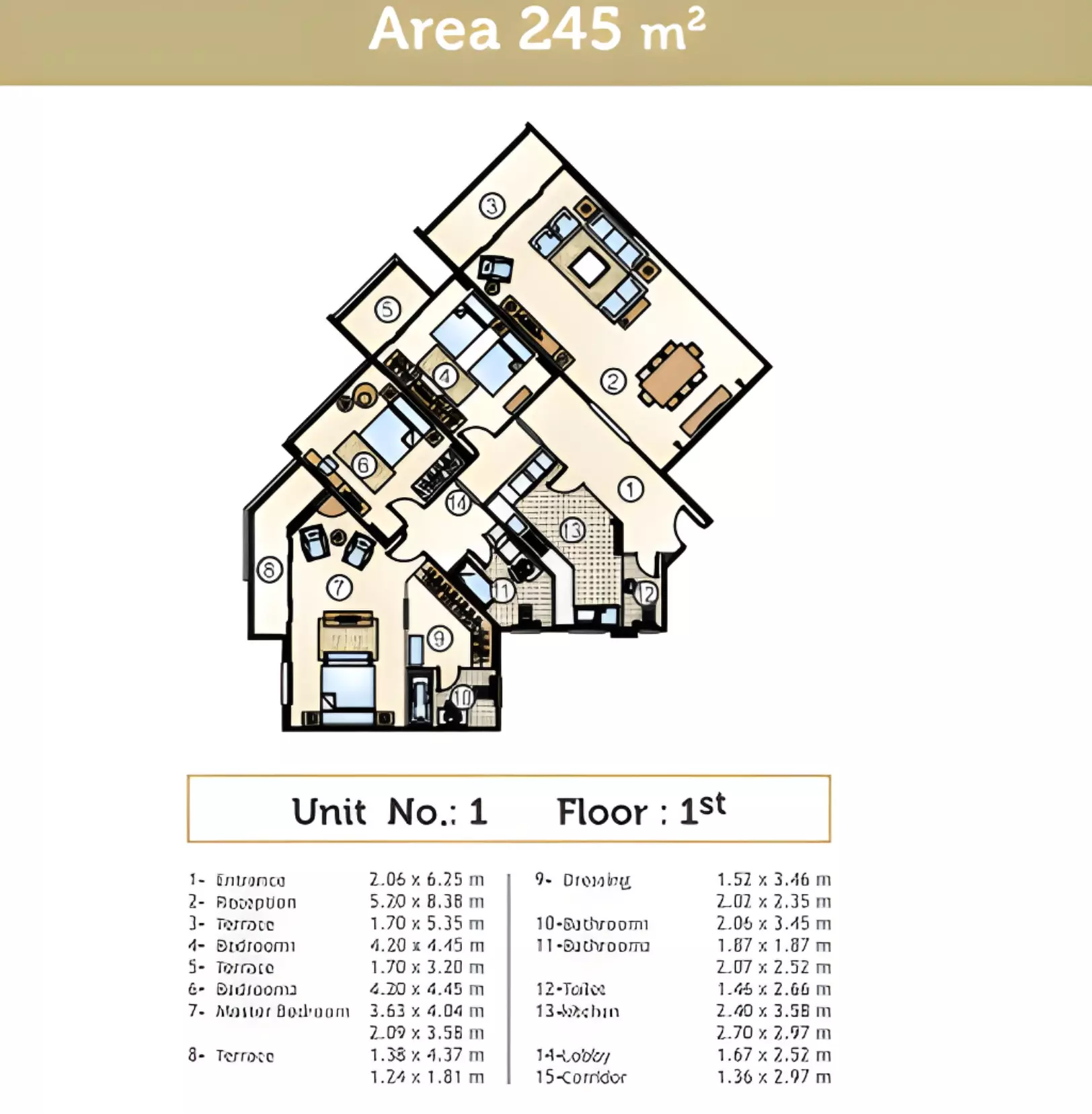 Unit floor plan image