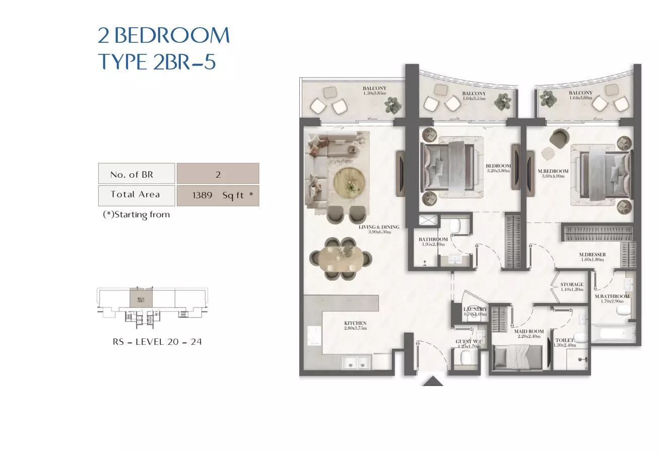 Unit floor plan image