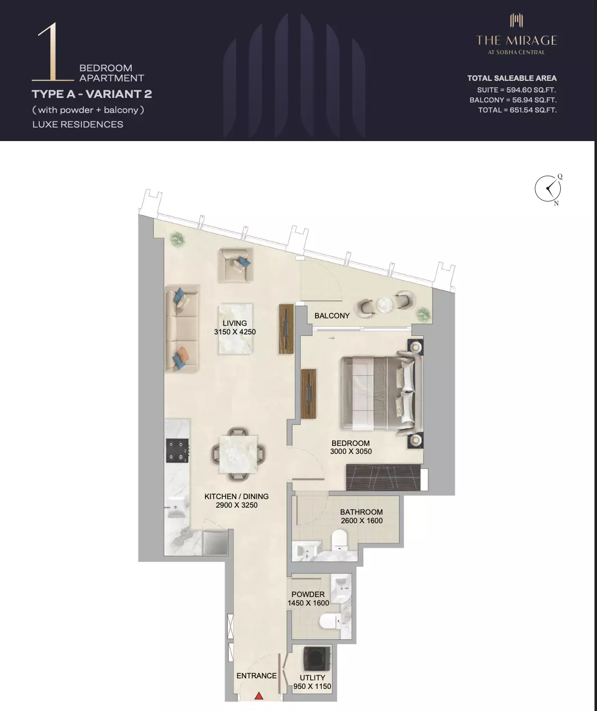 Unit floor plan image