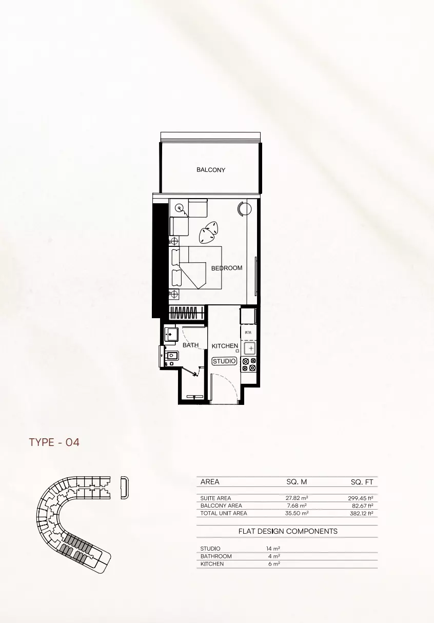 Unit floor plan image
