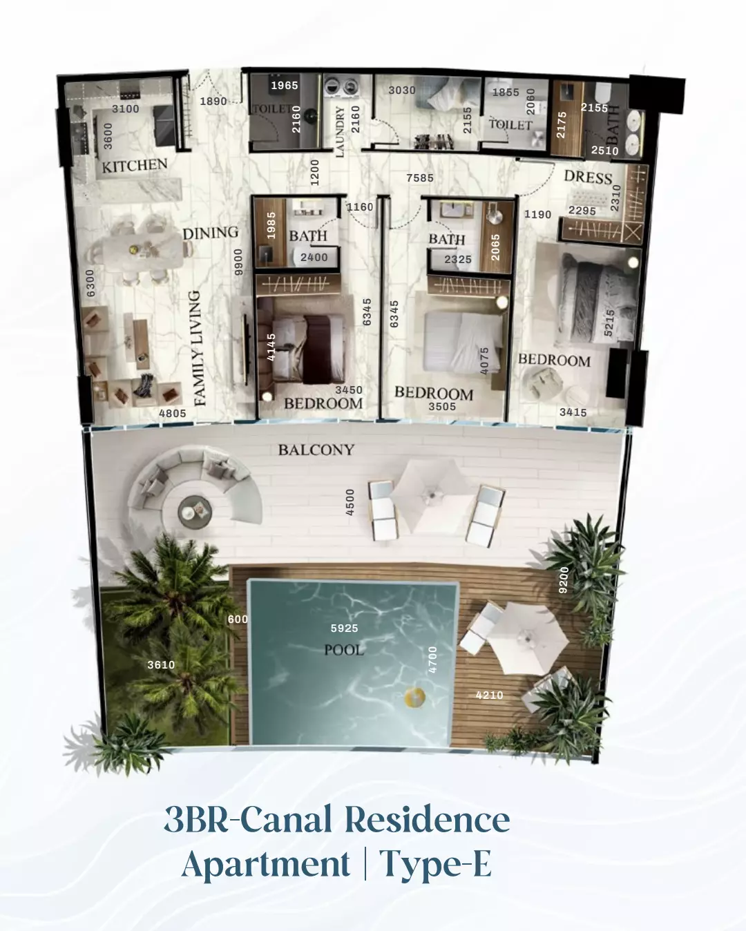 صورة مخطط ارضية الوحدة