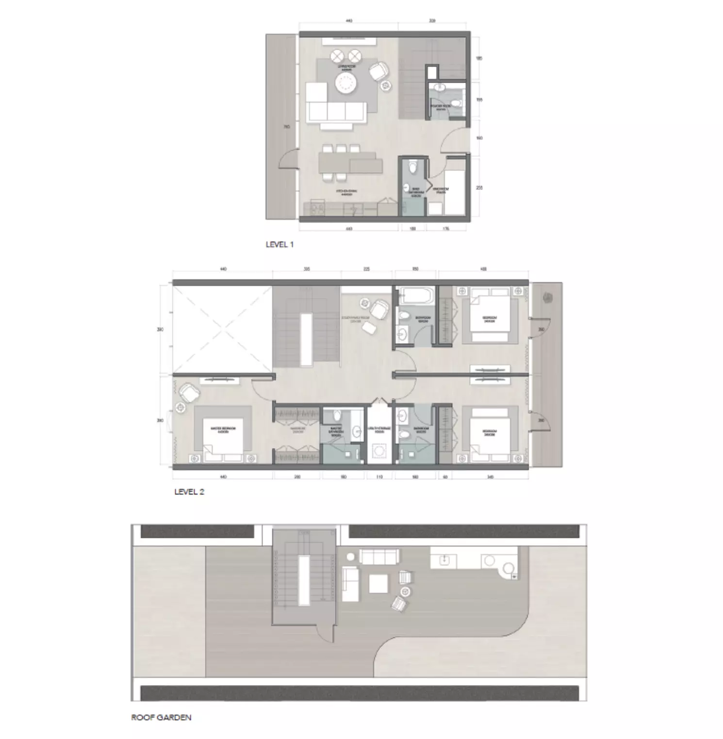 صورة مخطط ارضية الوحدة