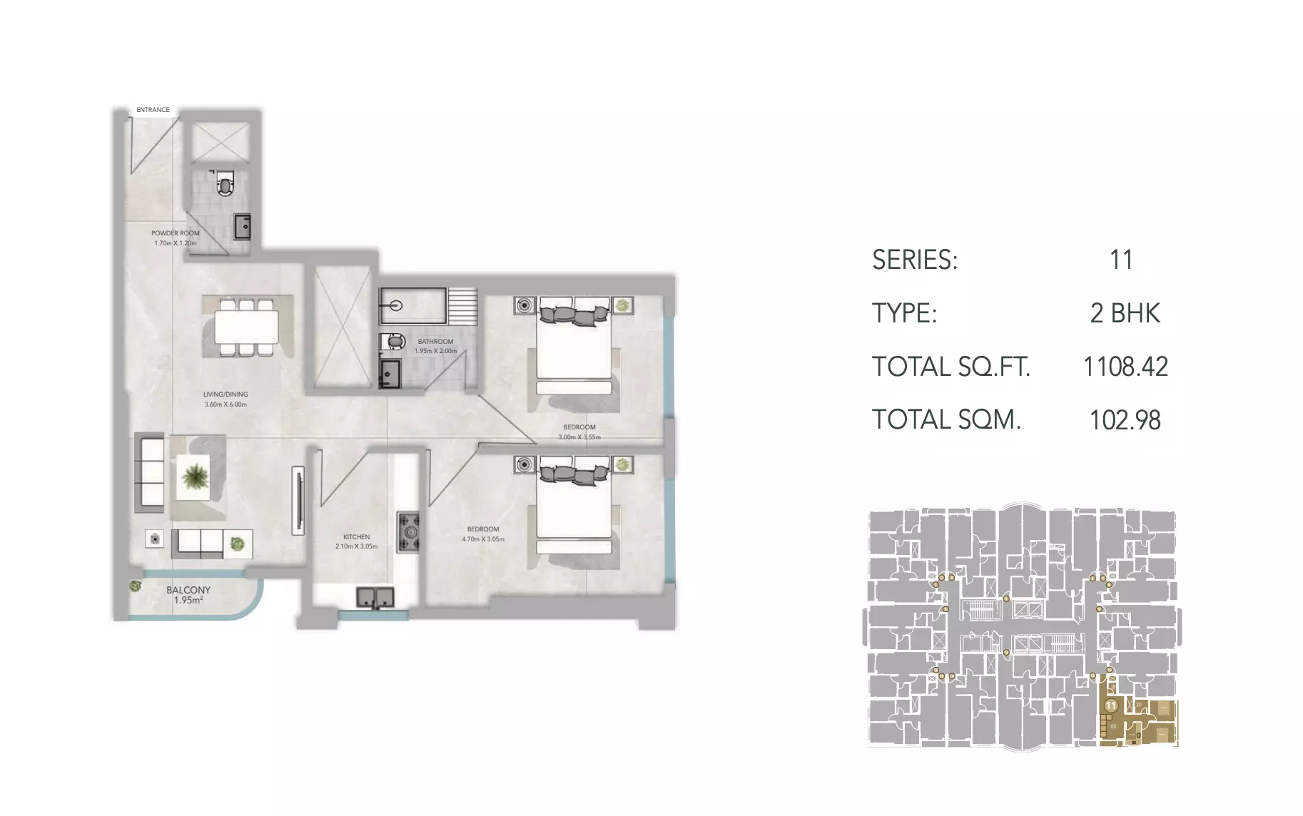 Unit floor plan image