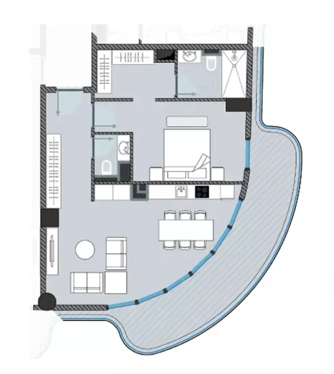 صورة مخطط ارضية الوحدة