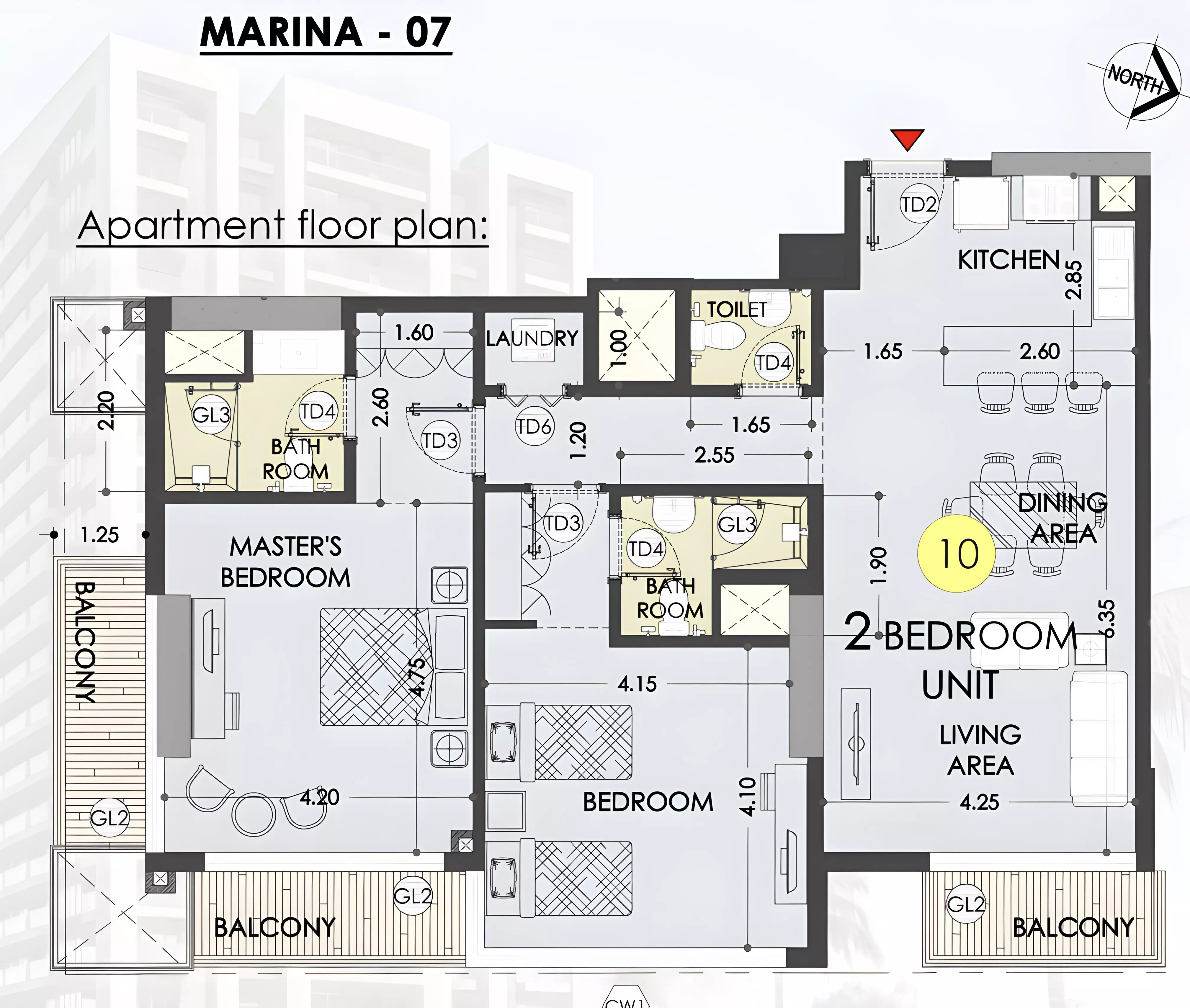 Unit floor plan image