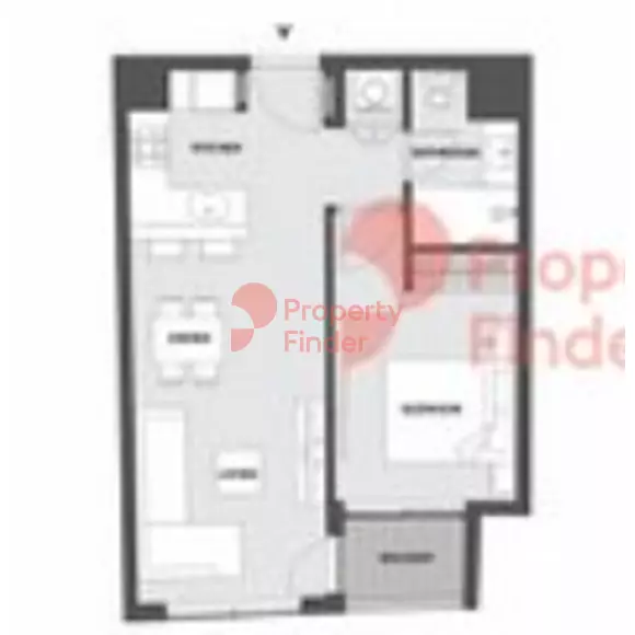 15 Northside Tower B Unit 605, Sixth Floor, 1 bed
