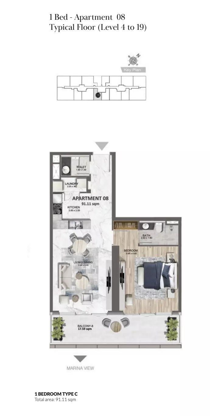 صورة مخطط ارضية الوحدة