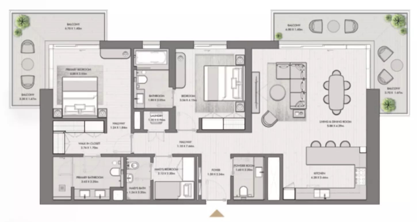 Riwa Type D2, 2 beds