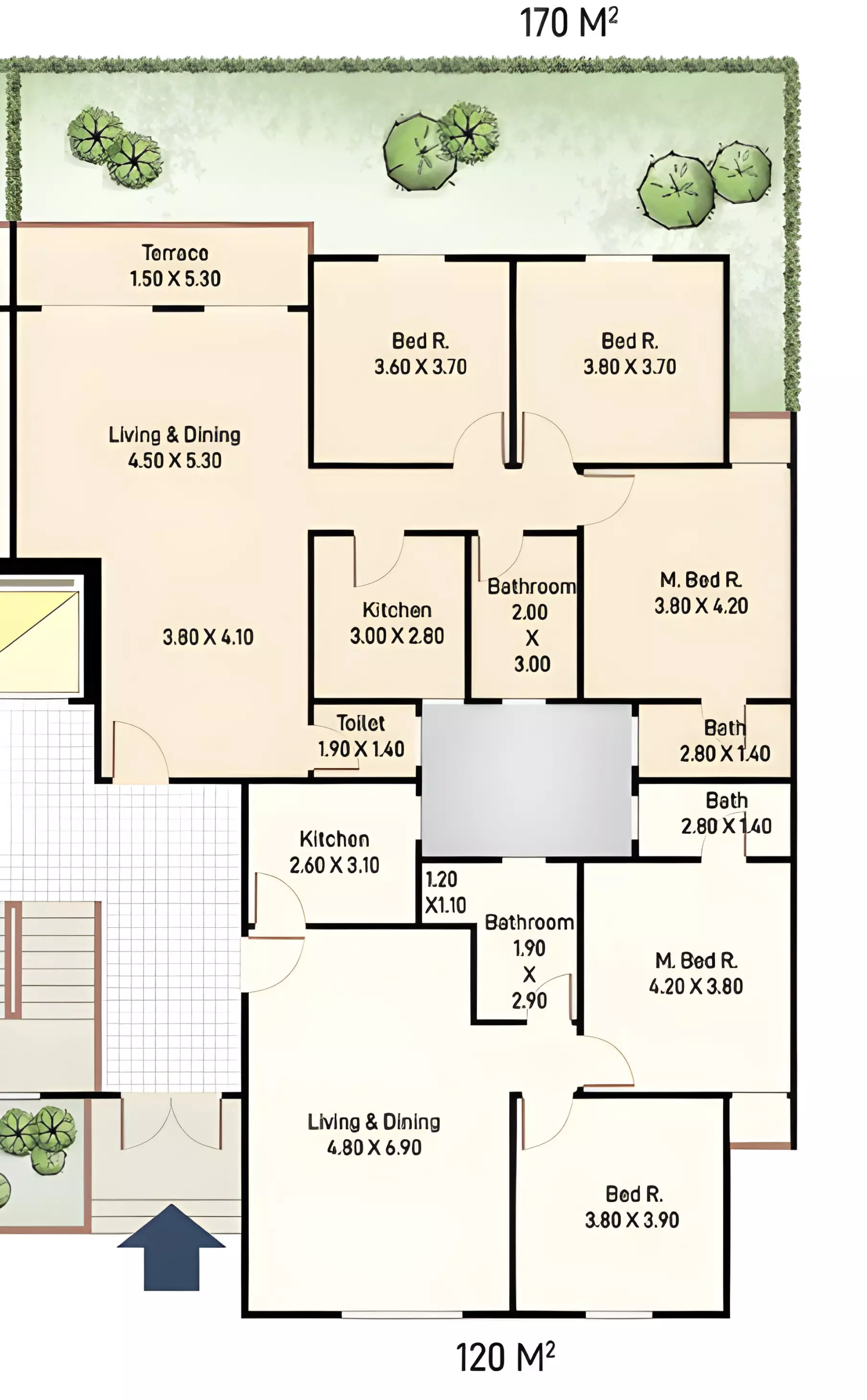 Unit floor plan image