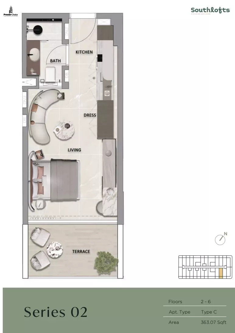 Unit floor plan image