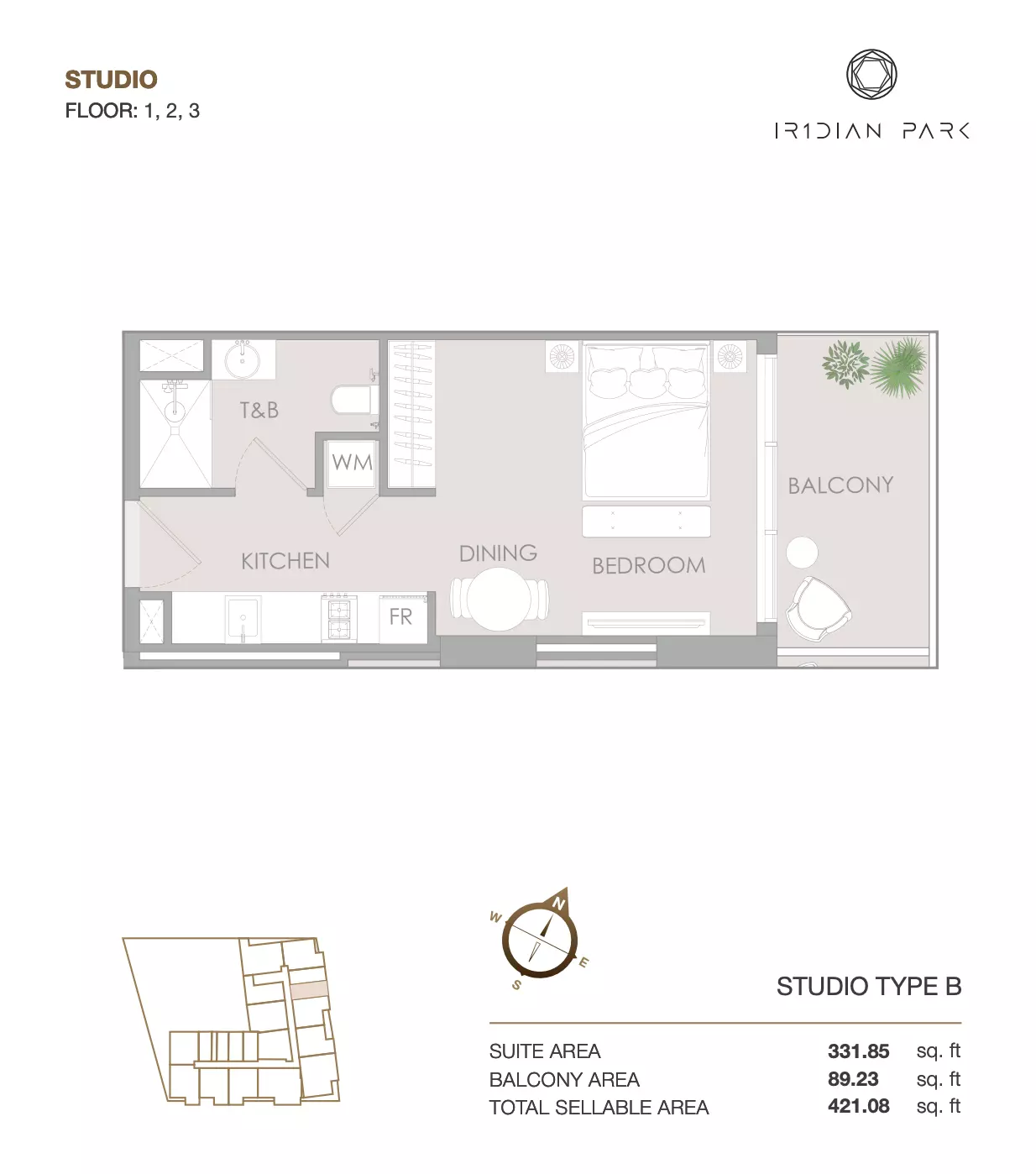 Unit floor plan image