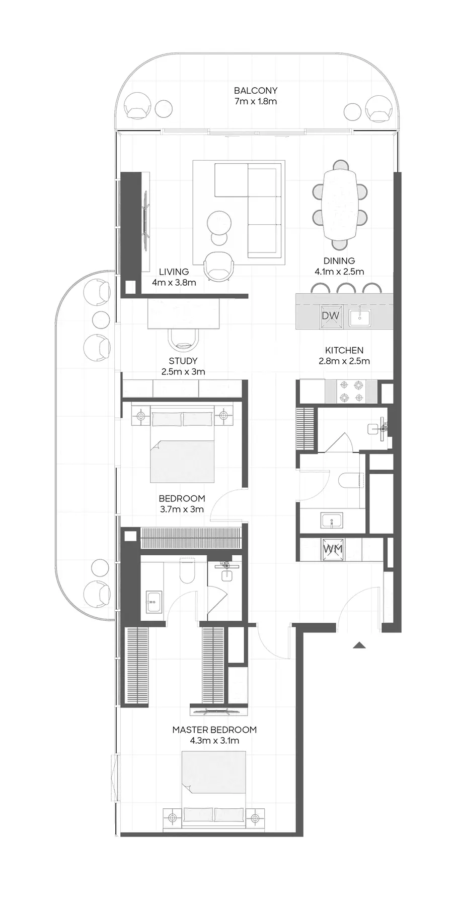 Unit floor plan image