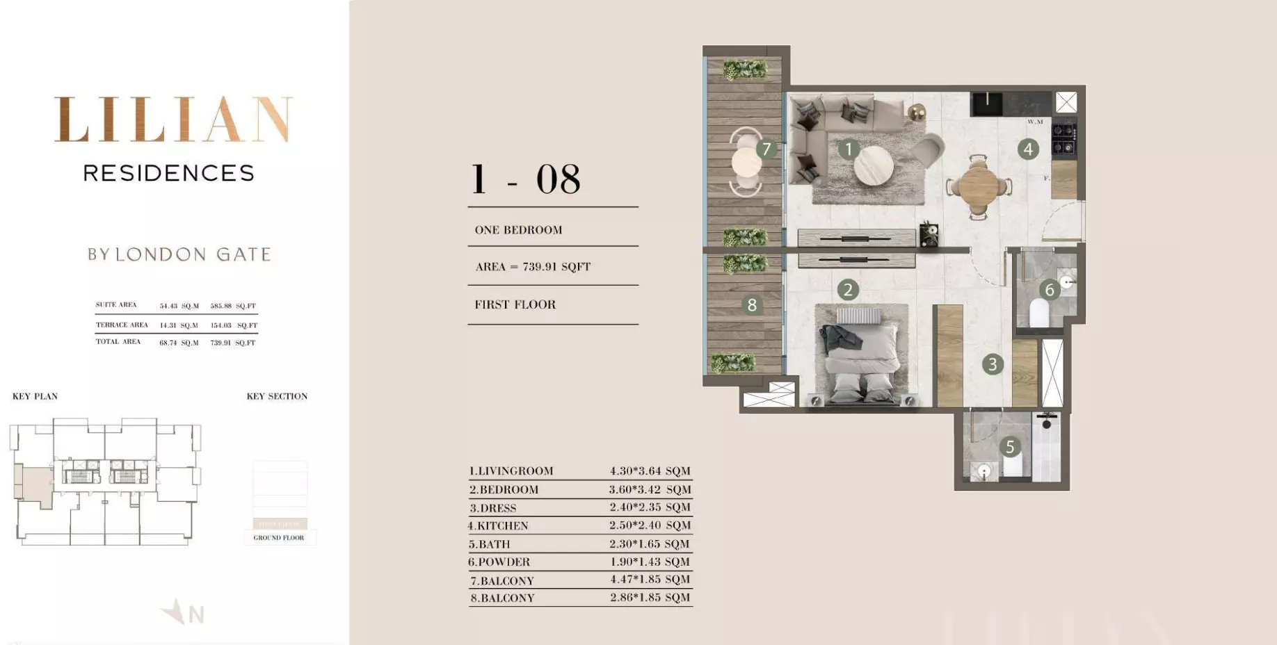 Unit floor plan image