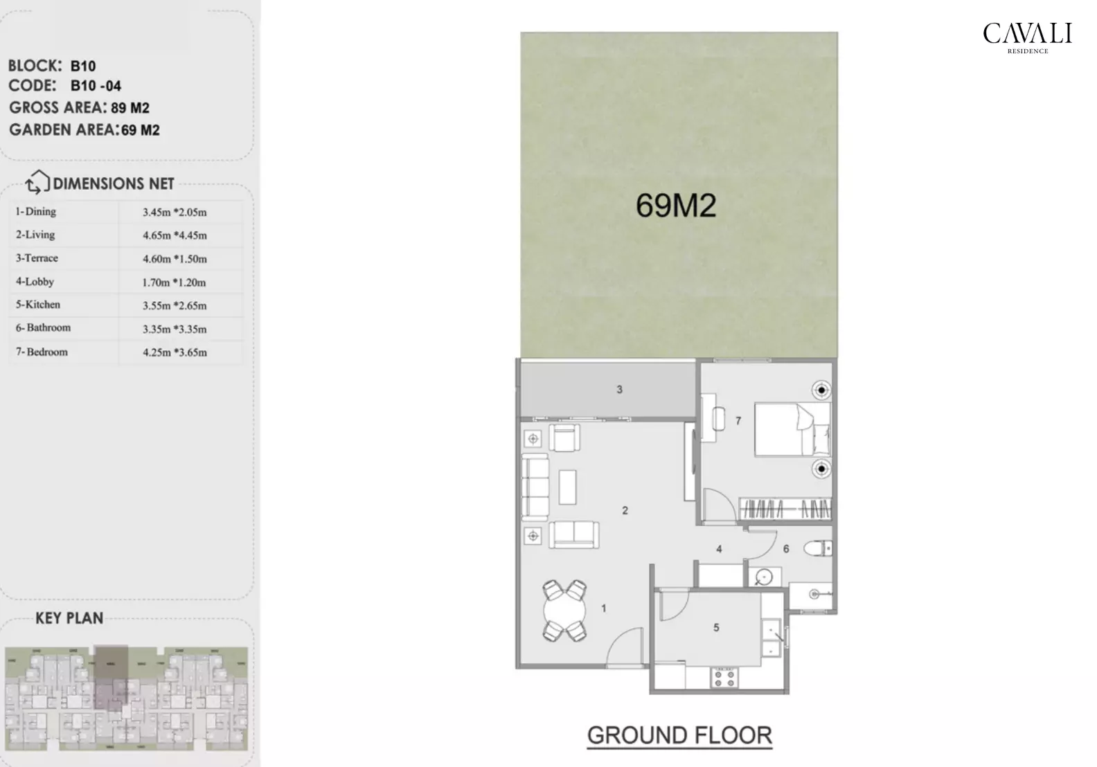Unit floor plan image