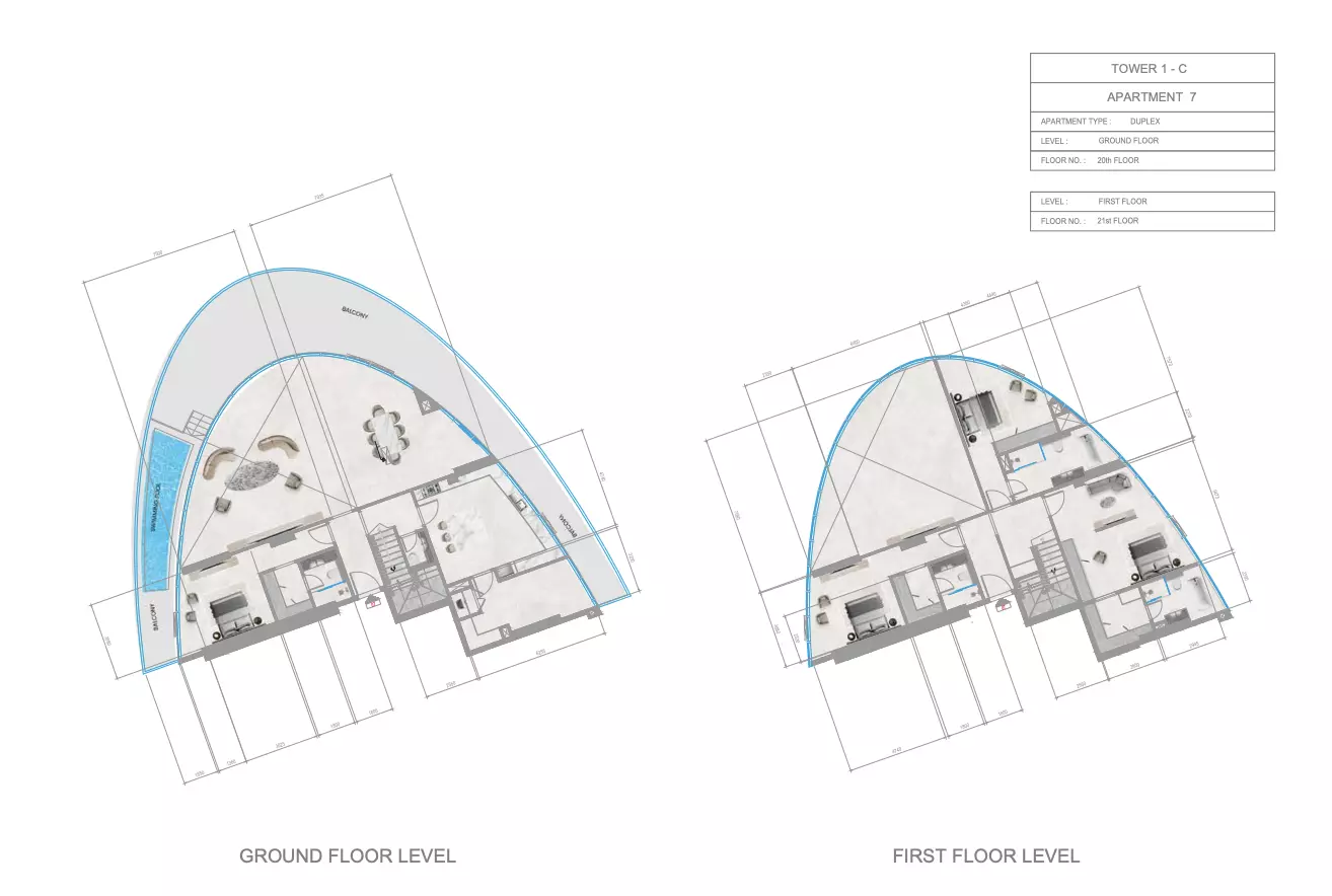 Orchid Towers Phase 1 - Type 2-Tower C Floor Plan