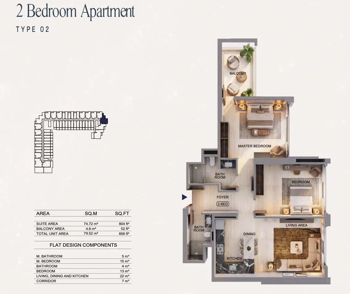 Unit floor plan image