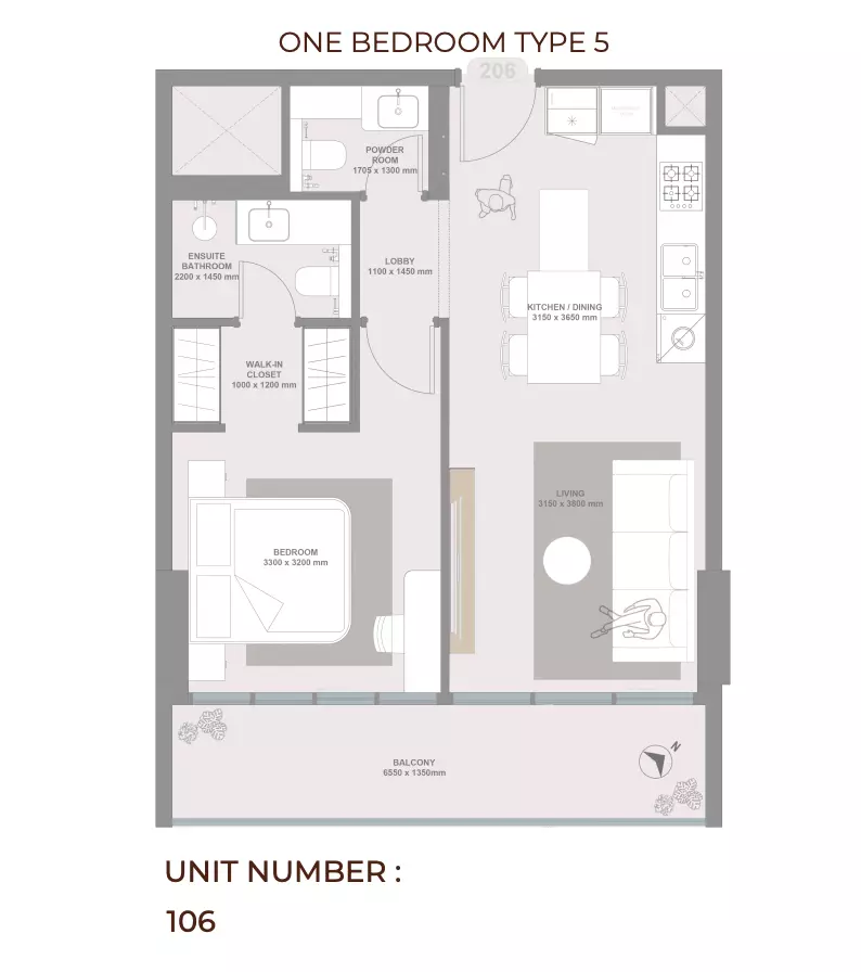 Unit floor plan image