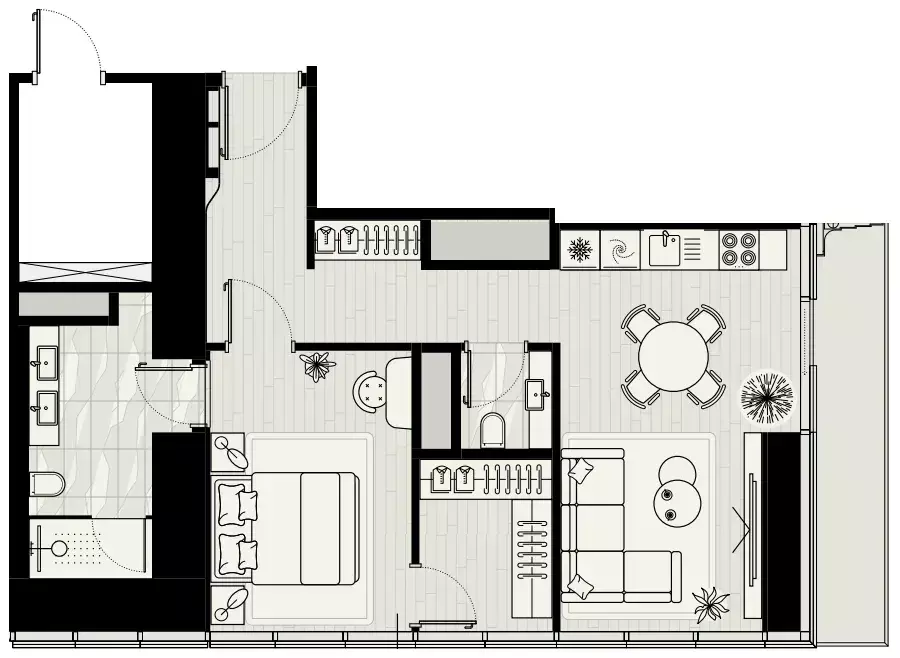 Unit floor plan image