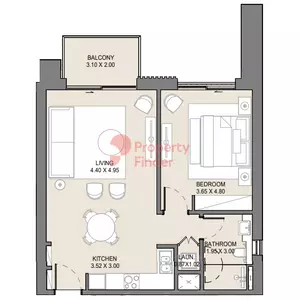 Jomana B5-Type B Level 1, 1 bed
