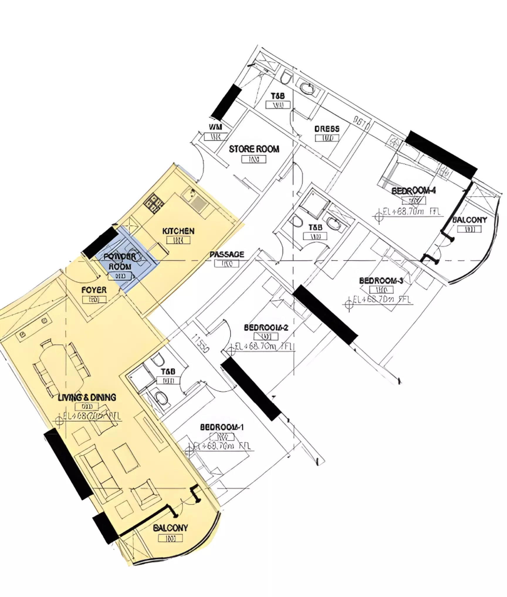 Unit floor plan image