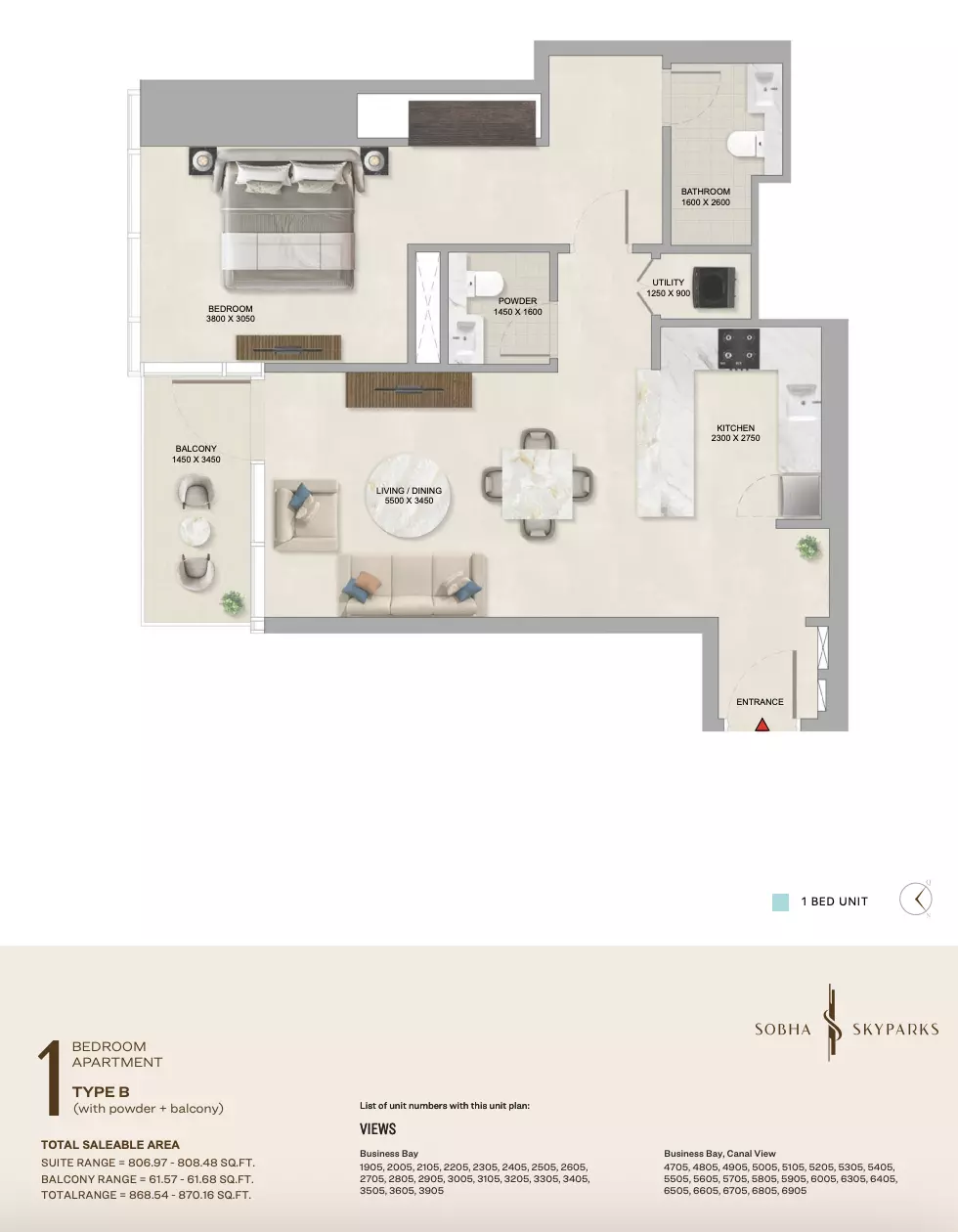 Unit floor plan image