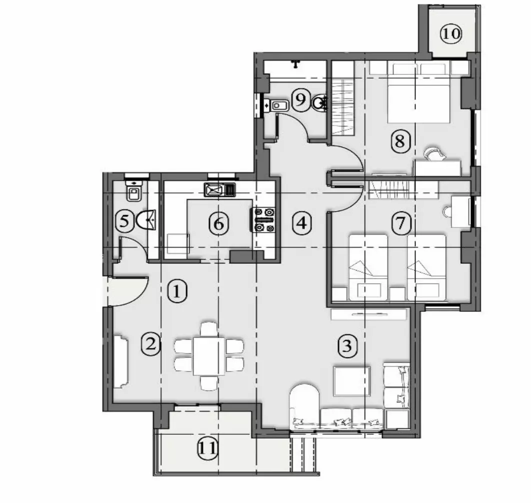 Unit floor plan image