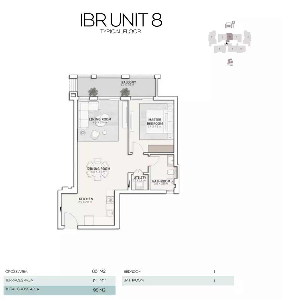 Unit floor plan image