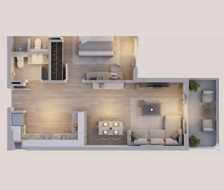 صورة مخطط ارضية الوحدة