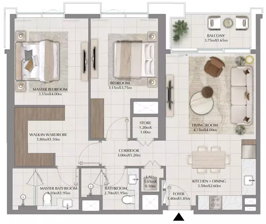 Unit floor plan image