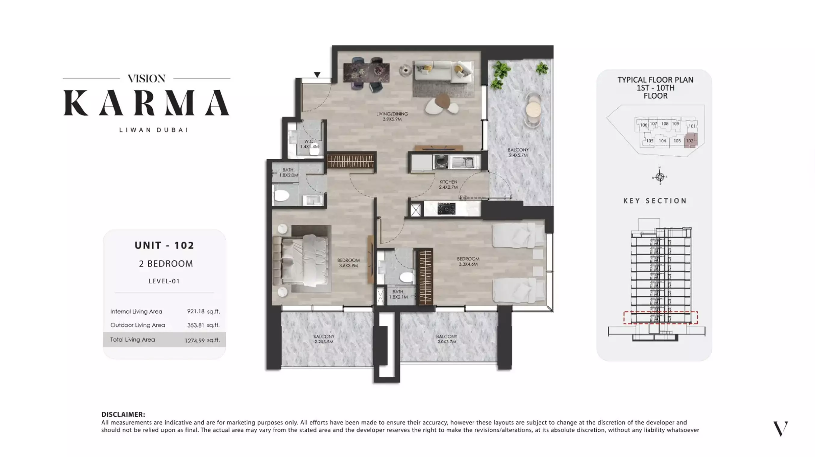 Unit floor plan image