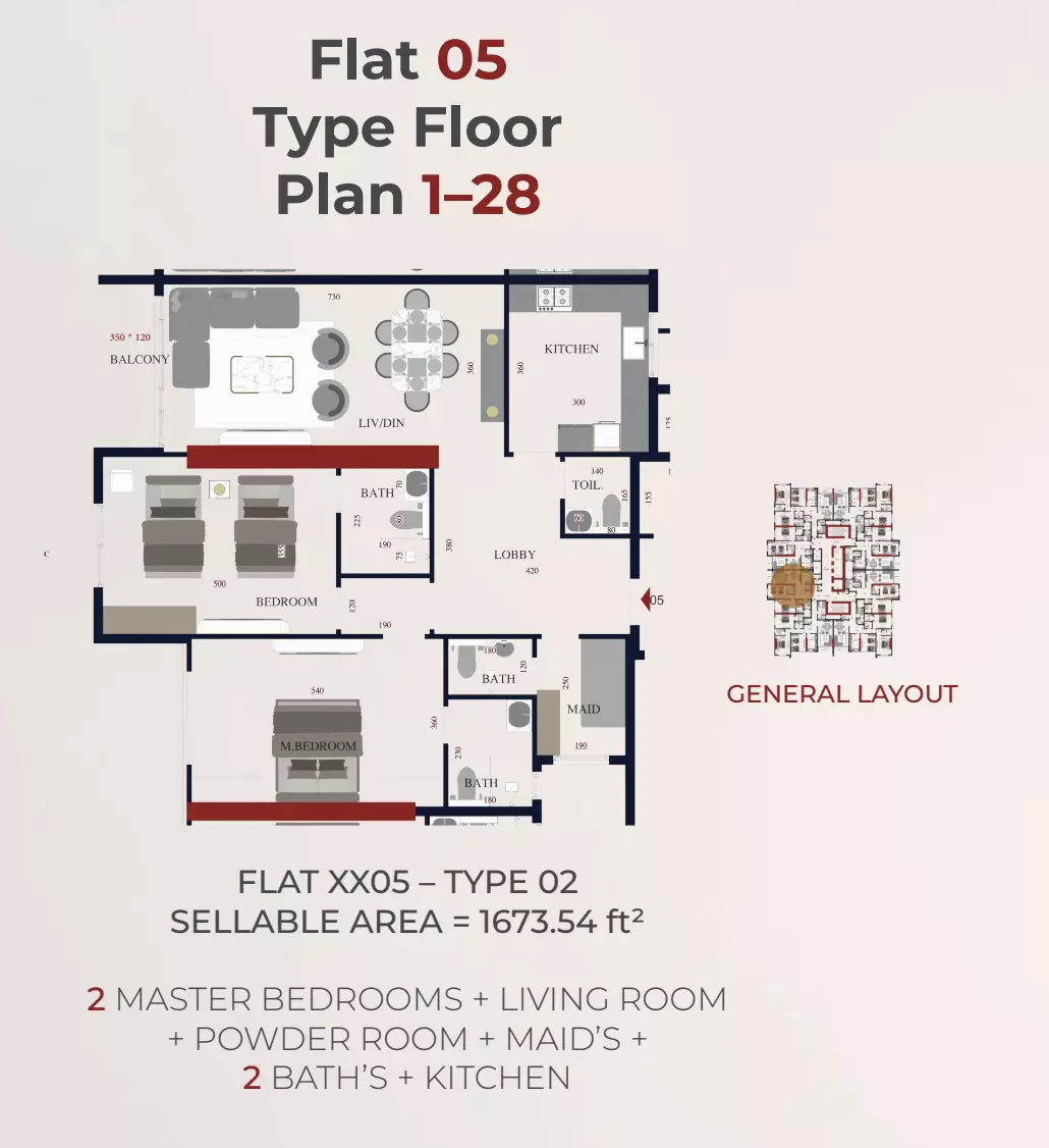 Unit floor plan image