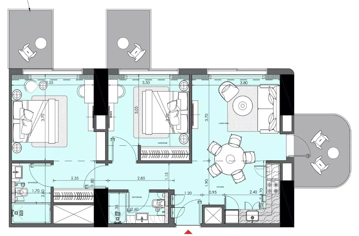Unit floor plan image
