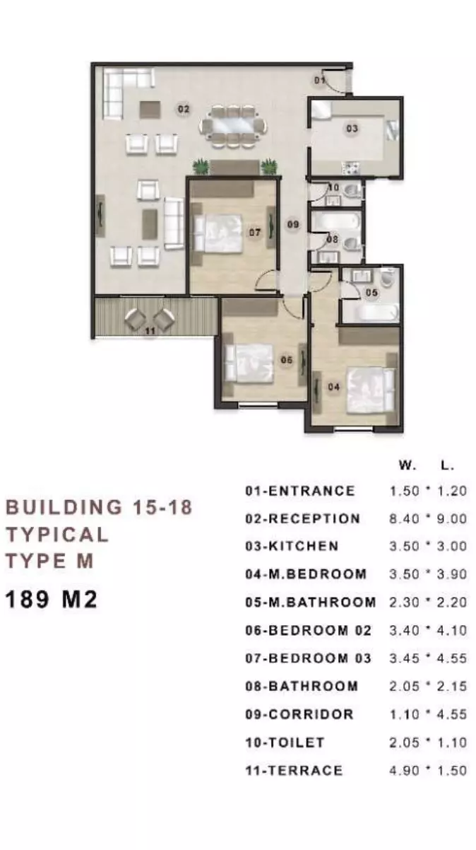 صورة مخطط ارضية الوحدة