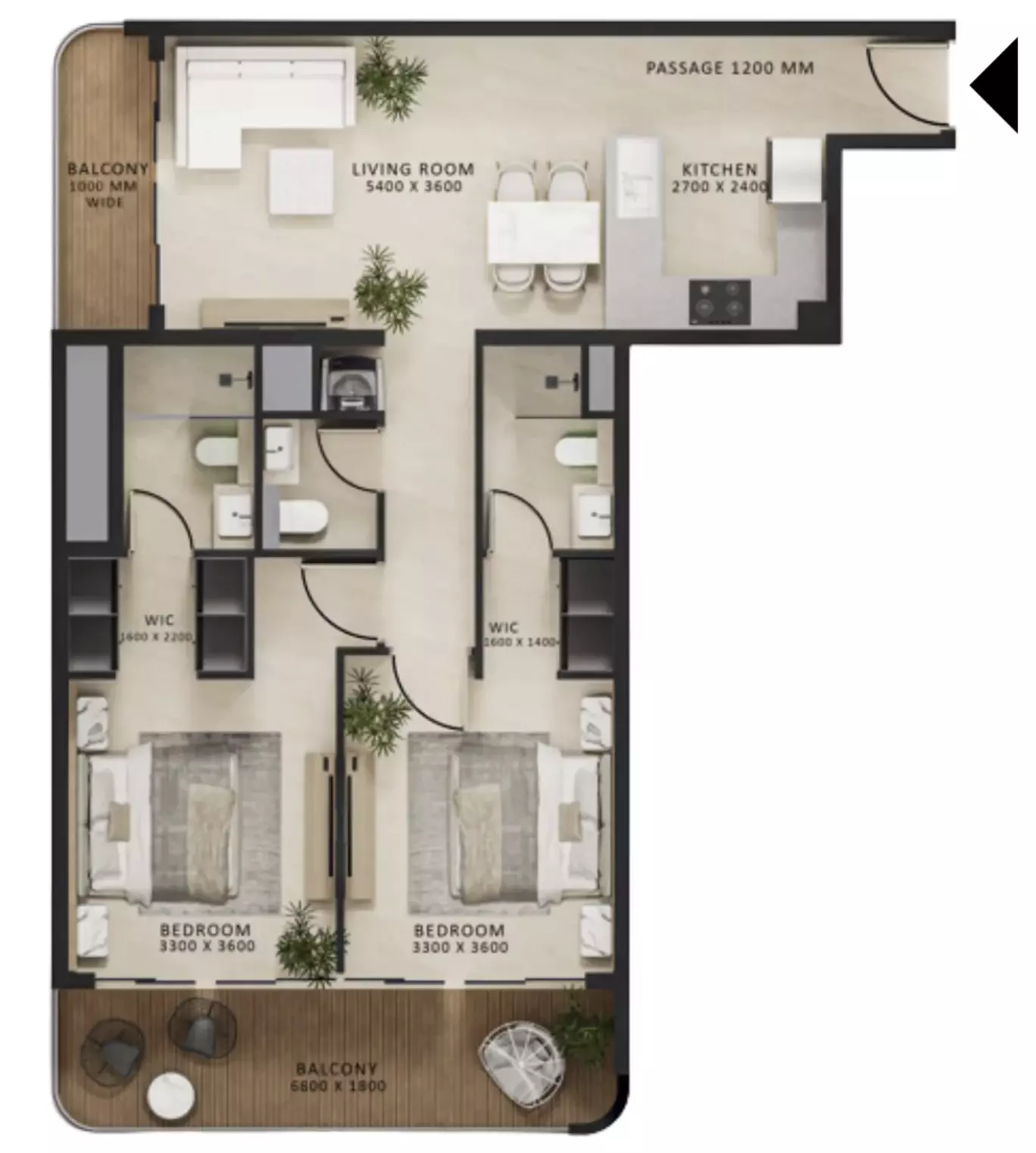 صورة مخطط ارضية الوحدة