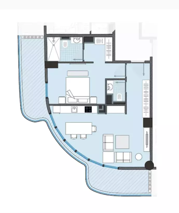 صورة مخطط ارضية الوحدة