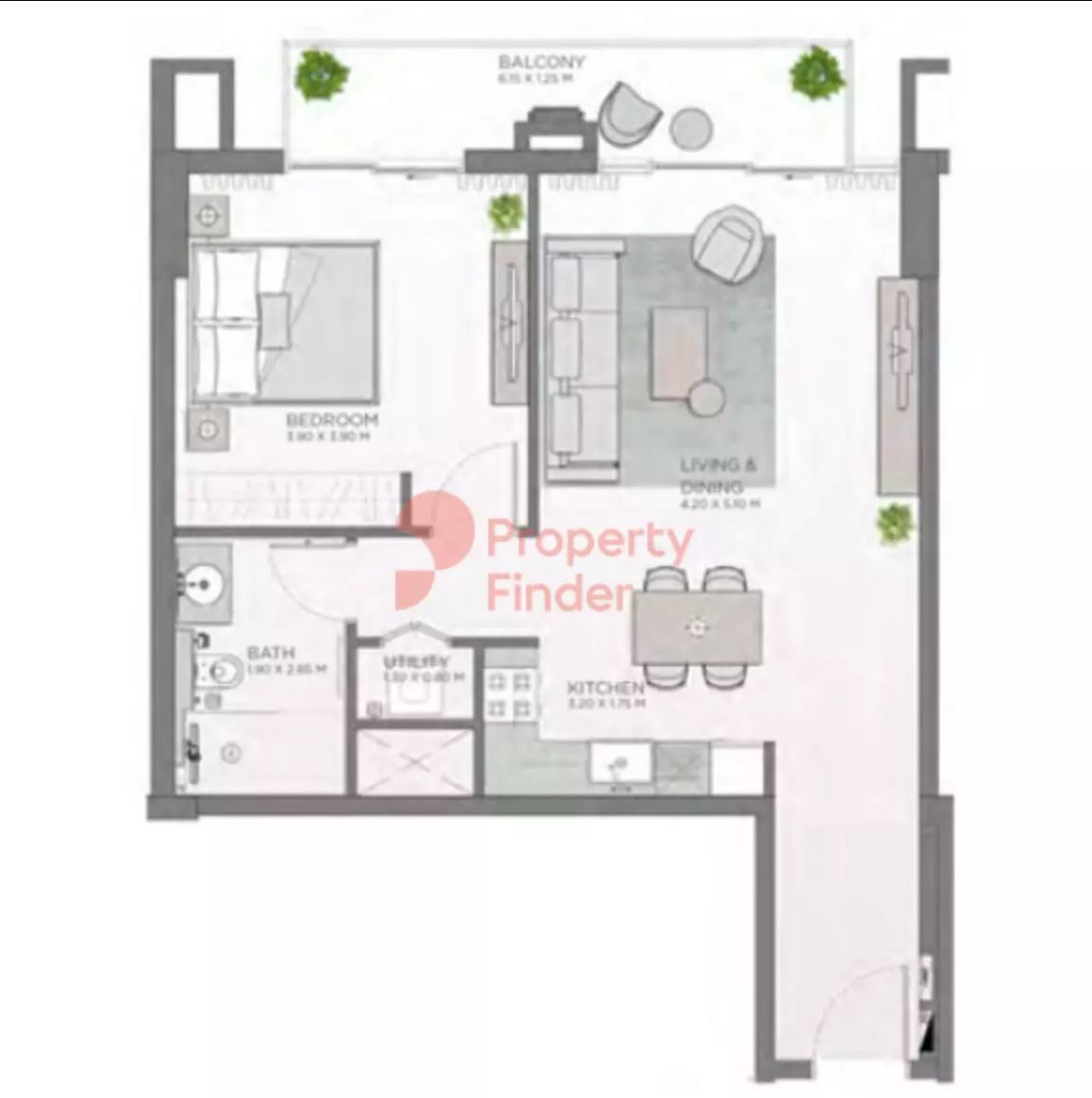 Celadon City Walk By Meraas B3-Type A2, 1 bed