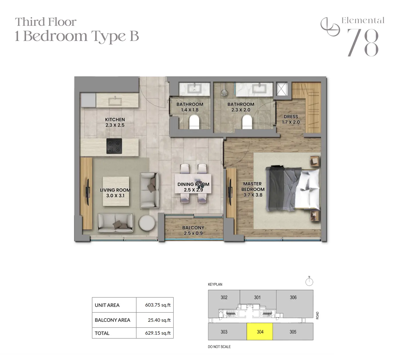 Elemental 78 - Type B Floor Plan