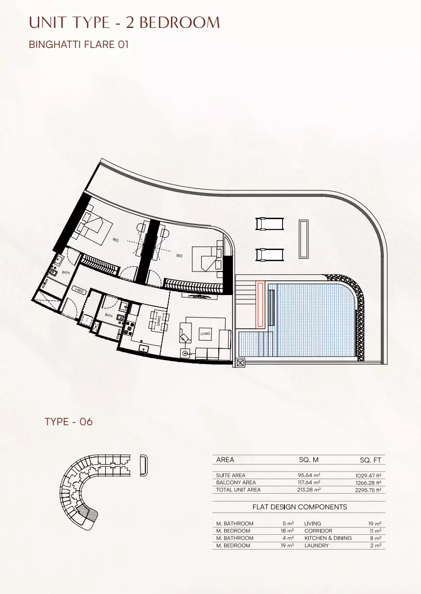 Unit floor plan image