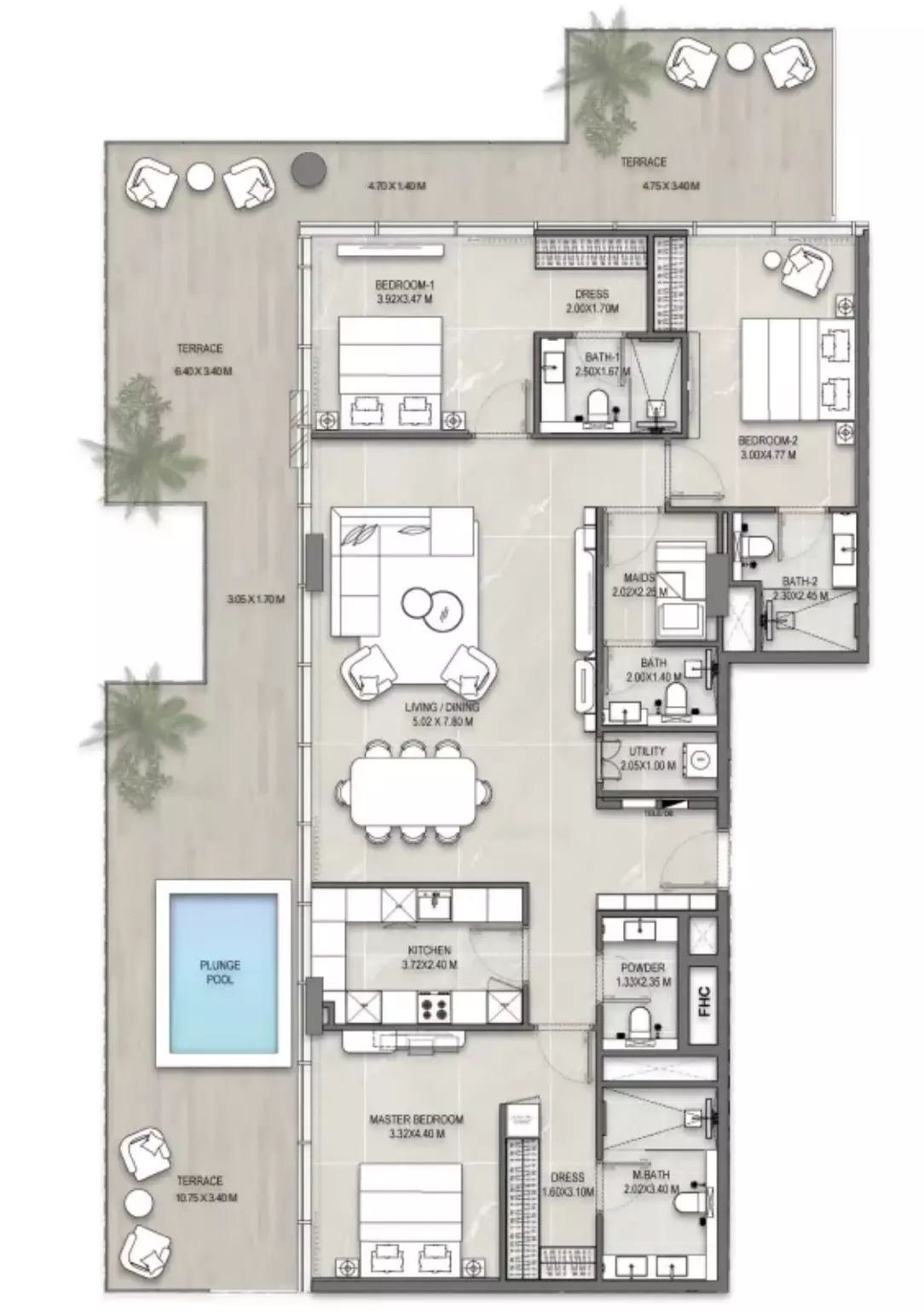Unit floor plan image