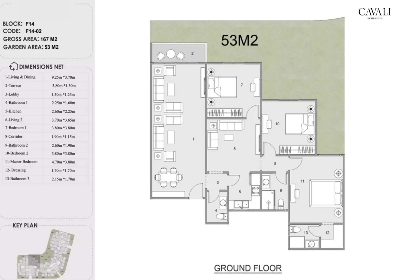 Unit floor plan image