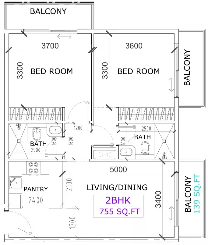 Unit floor plan image
