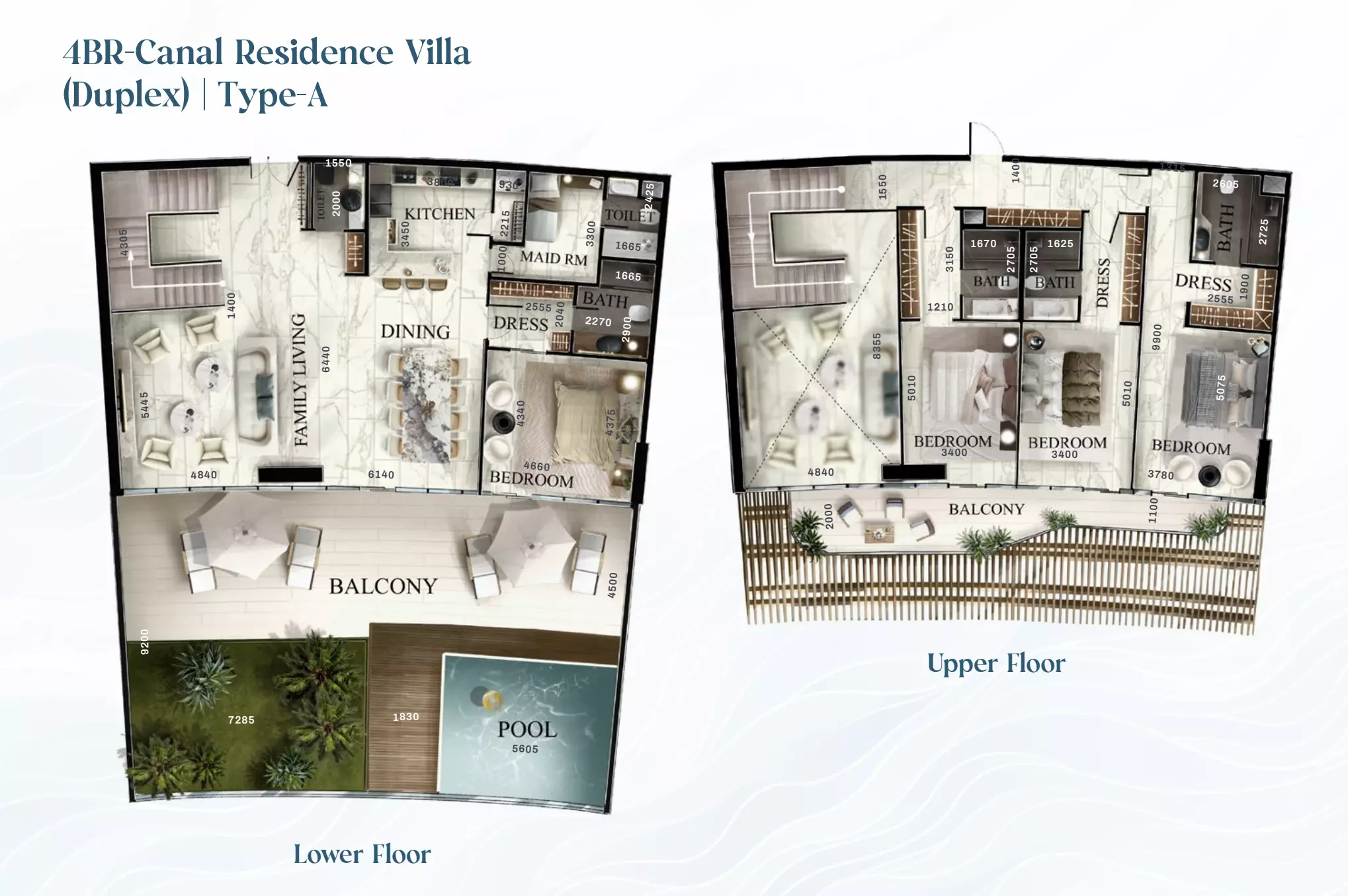 صورة مخطط ارضية الوحدة