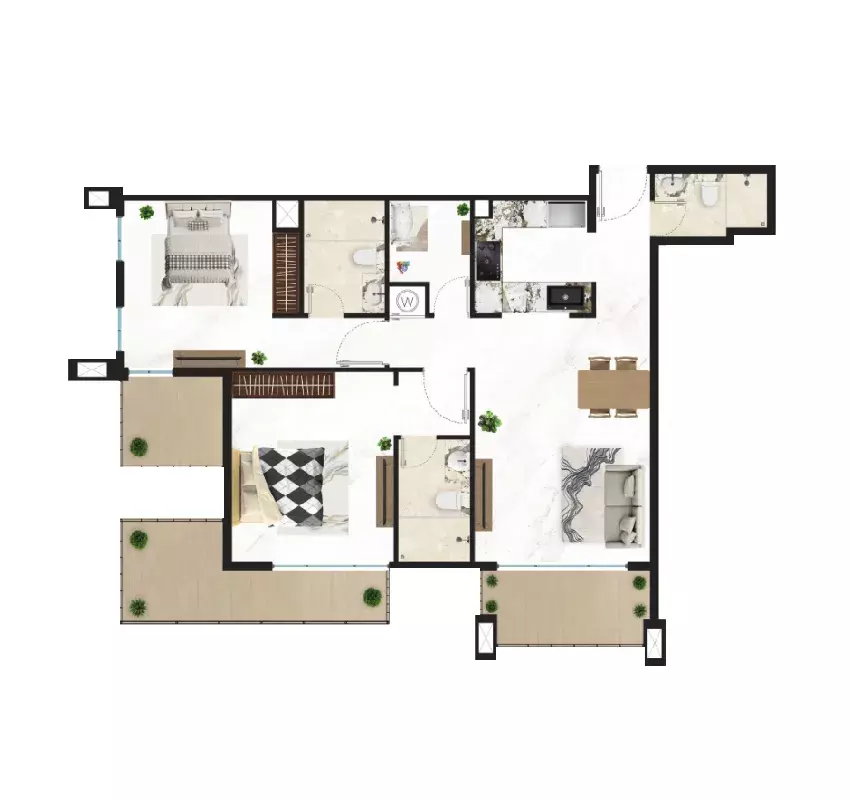 Unit floor plan image