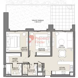 Jomana B2-Type B level ground, 2 beds