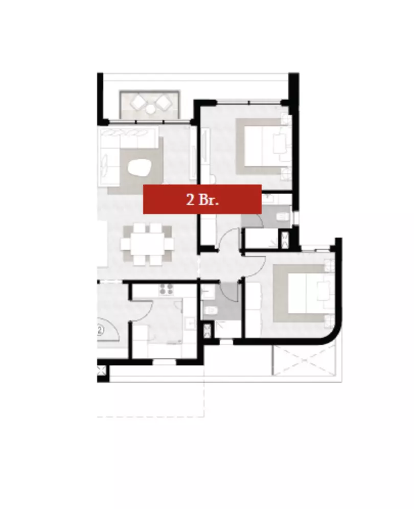 صورة مخطط ارضية الوحدة