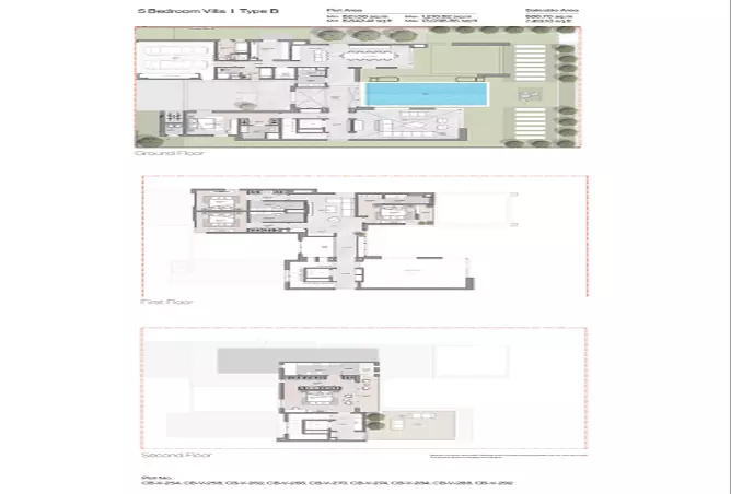 Sobha Siniya Island — 5BR floor plan