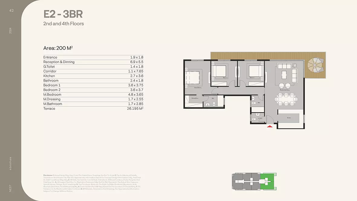 صورة مخطط ارضية الوحدة