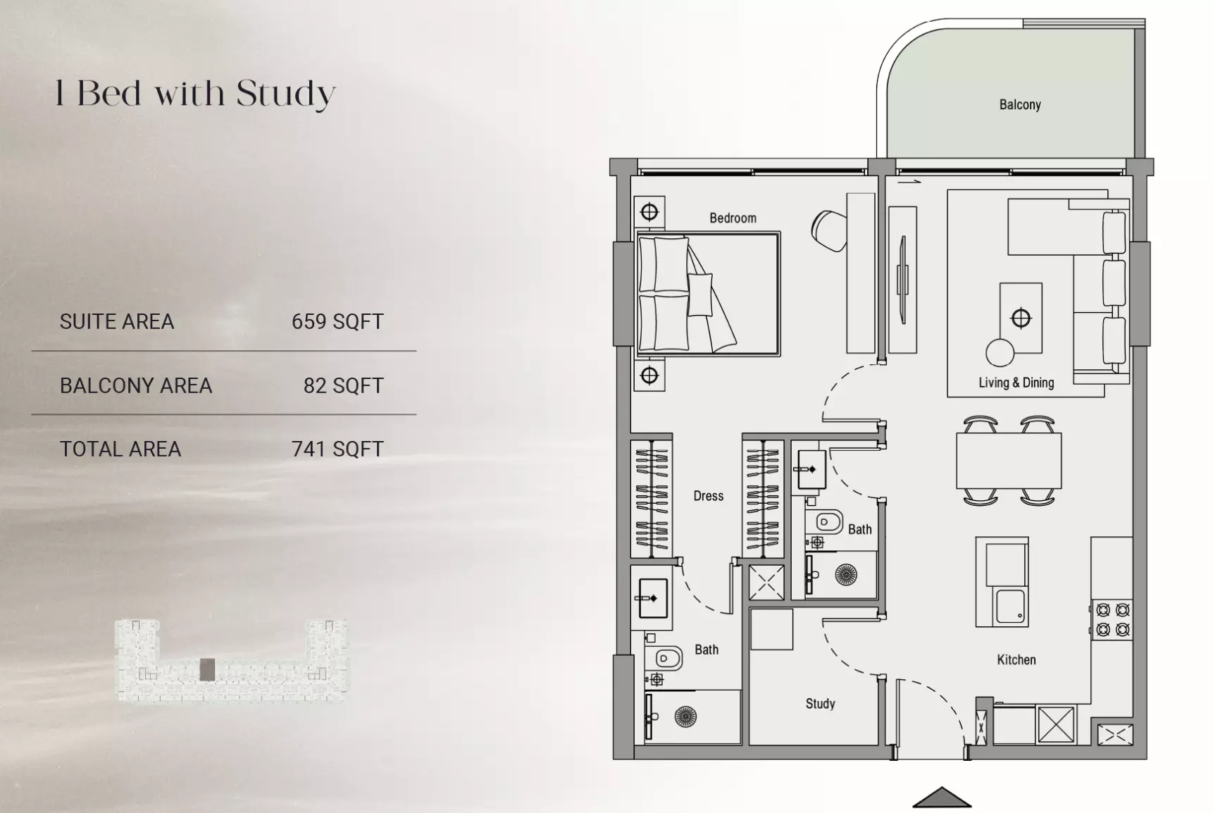 Unit floor plan image