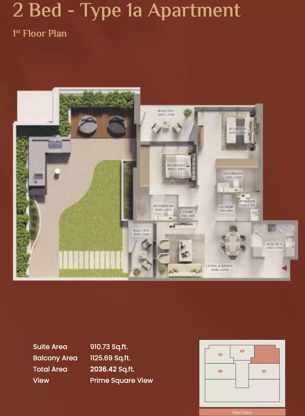 Unit floor plan image